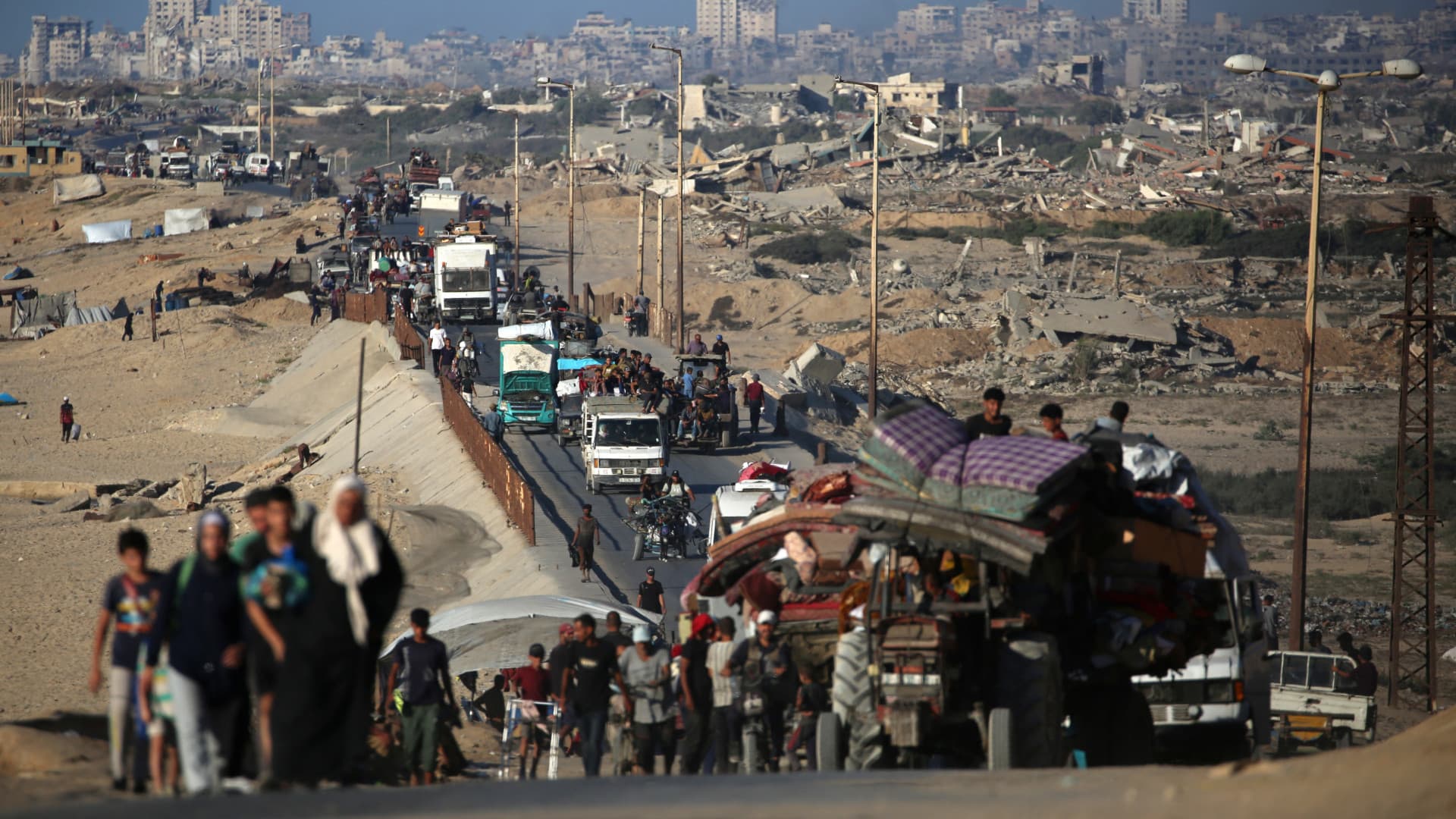In Gaza, families are running from death to more death