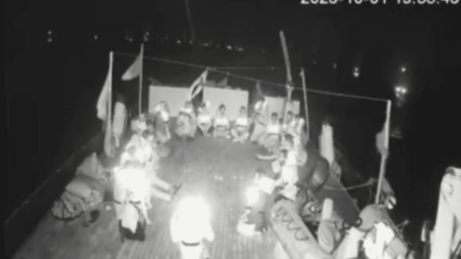 Israel launching water cannon attack on vessel, activist says