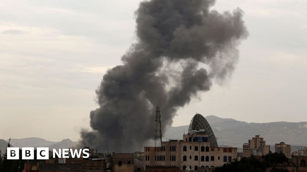 İsrail Yemen'de grevler 35 kişiyi öldürüyor, diyor Houthis