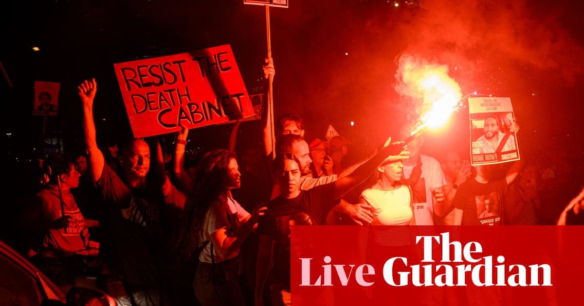 İsrail'de Gazze'ye karşı savaşı artırmayı planlamak için on binlerce protesto - Son Güncellemeler | Orta Doğu ve Kuzey Afrika