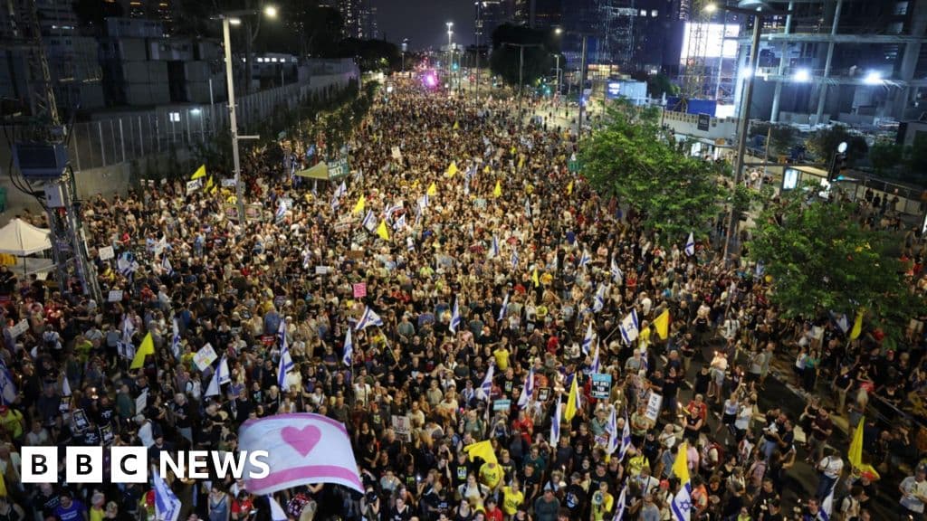 İsrail'deki protestocular Gazze Savaşı'nı genişletme planına karşı baskıyı yoğunlaştırıyor