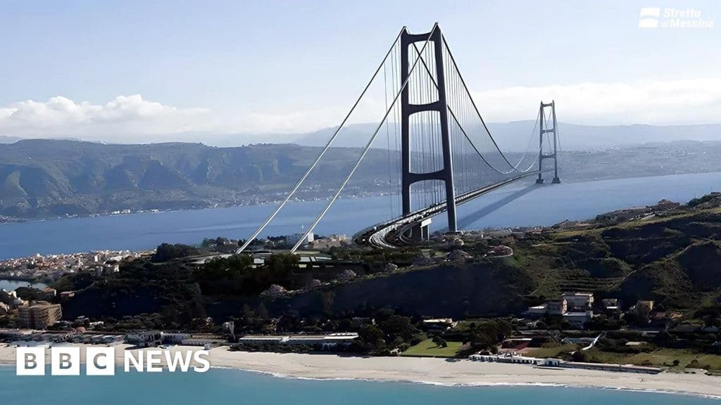 İtalya, Sicilya'ya dünyanın en uzun süre asma köprüsü için nihai onay verir