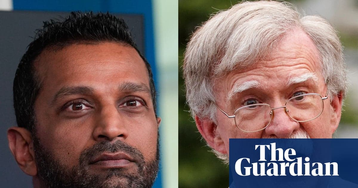 John Bolton Raid, FBI'ın Patel'in 'Gangster' listesine karşı silahlandırılmasını gösteriyor | John Bolton