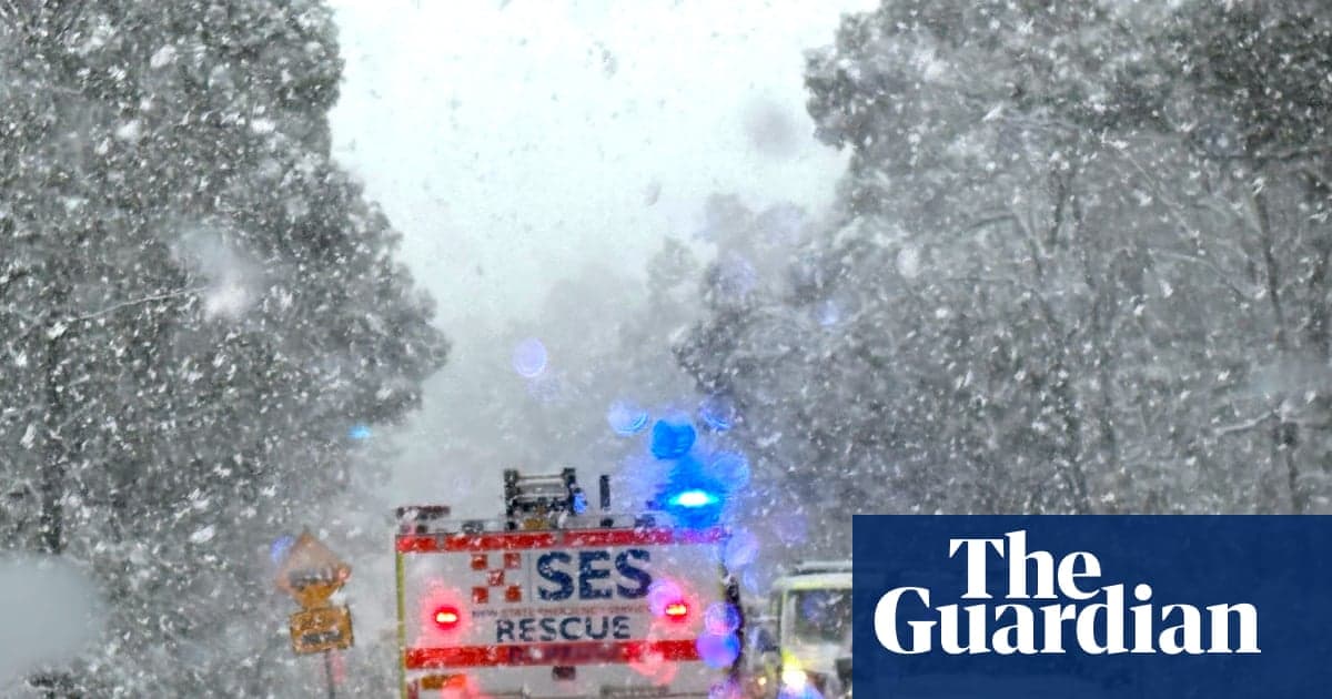 Kış fırtınaları şiddetli kar, siyah buz, taşkın riskleri ve yağmur NSW'ye getirir | Avustralya Hava Durumu