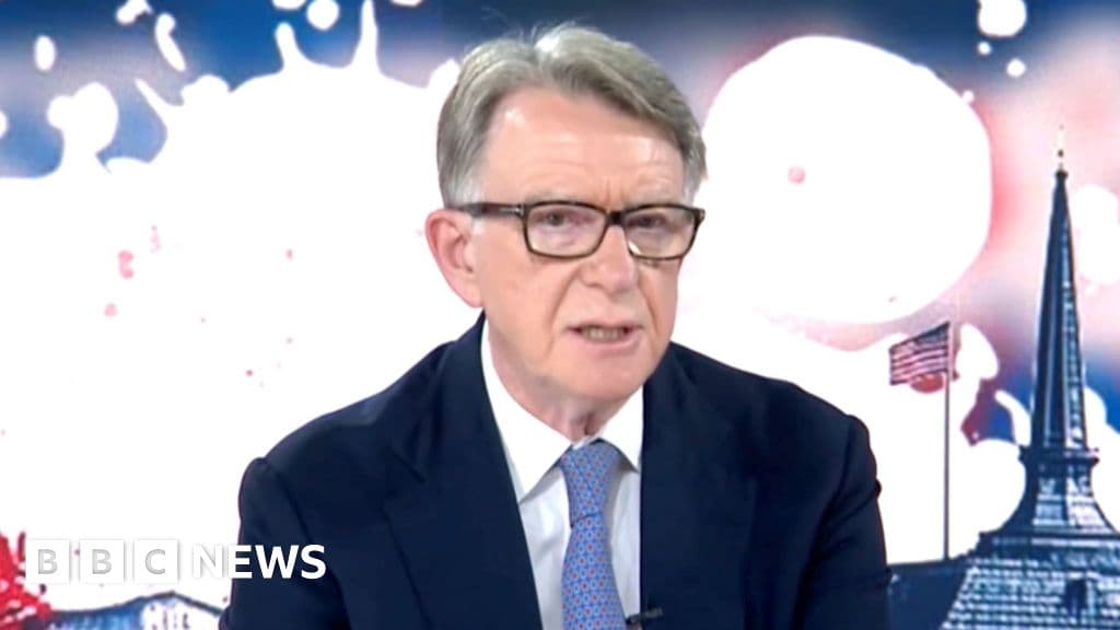 Mandelson, Epstein'ın yalanlarına düştüğünü pişman olduğunu söylüyor