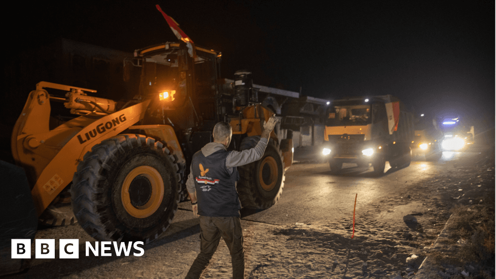 Mısır ve Kızıl Haç, Gazze'deki rehinelerin cesetlerini aramaya katıldı