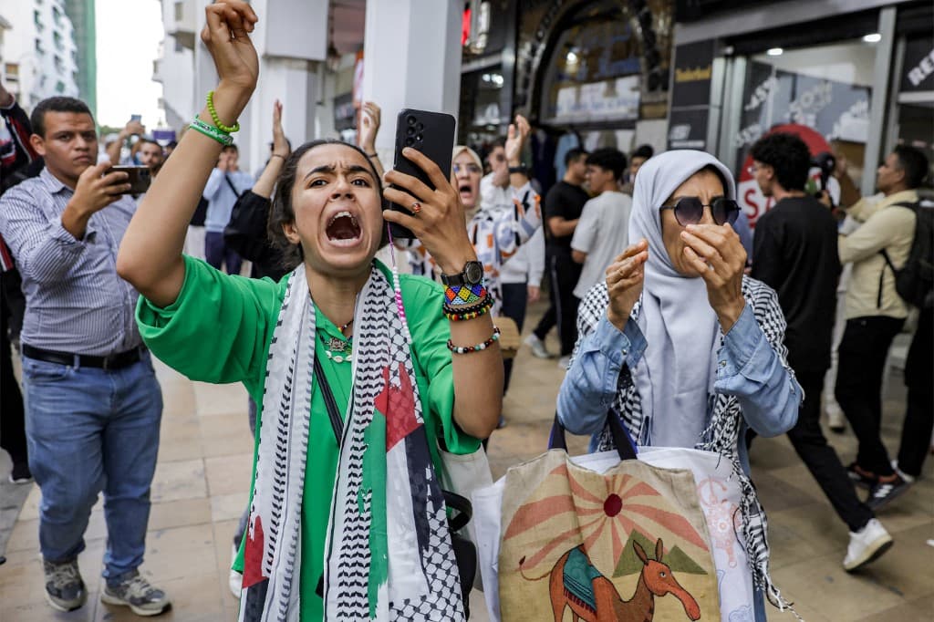 Morocco arrests students for printing 'free Palestine' on football shirts