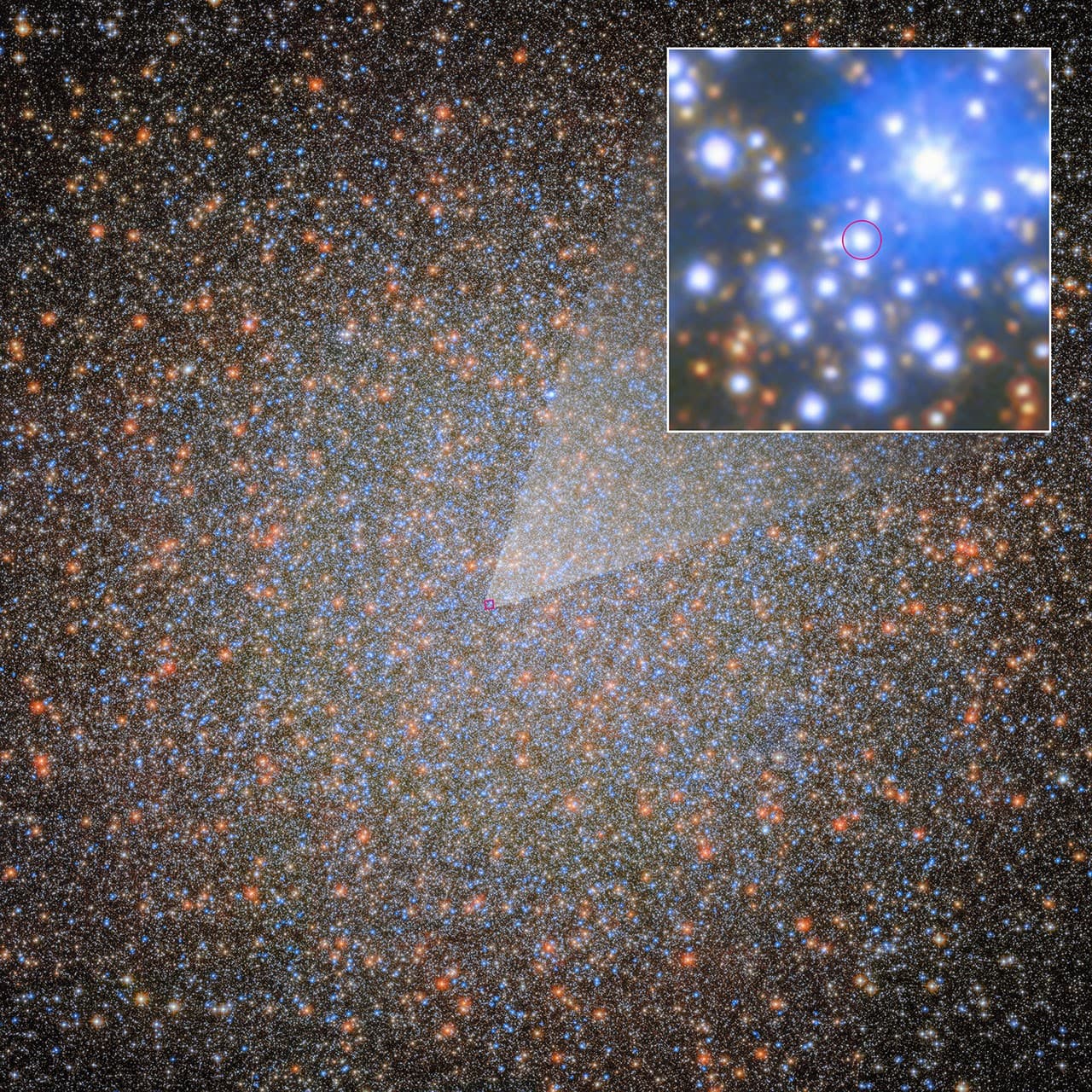 NASA Hubble, Yıldız Kümesinin Kayıp Kara Deliklerinin İlkini Keşfetti