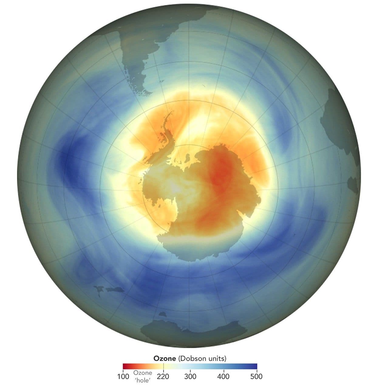 NASA, NOAA Sıralamasında 2025 Ozon Deliği 1992'den Bu Yana En Küçük 5. Ozon Deliği