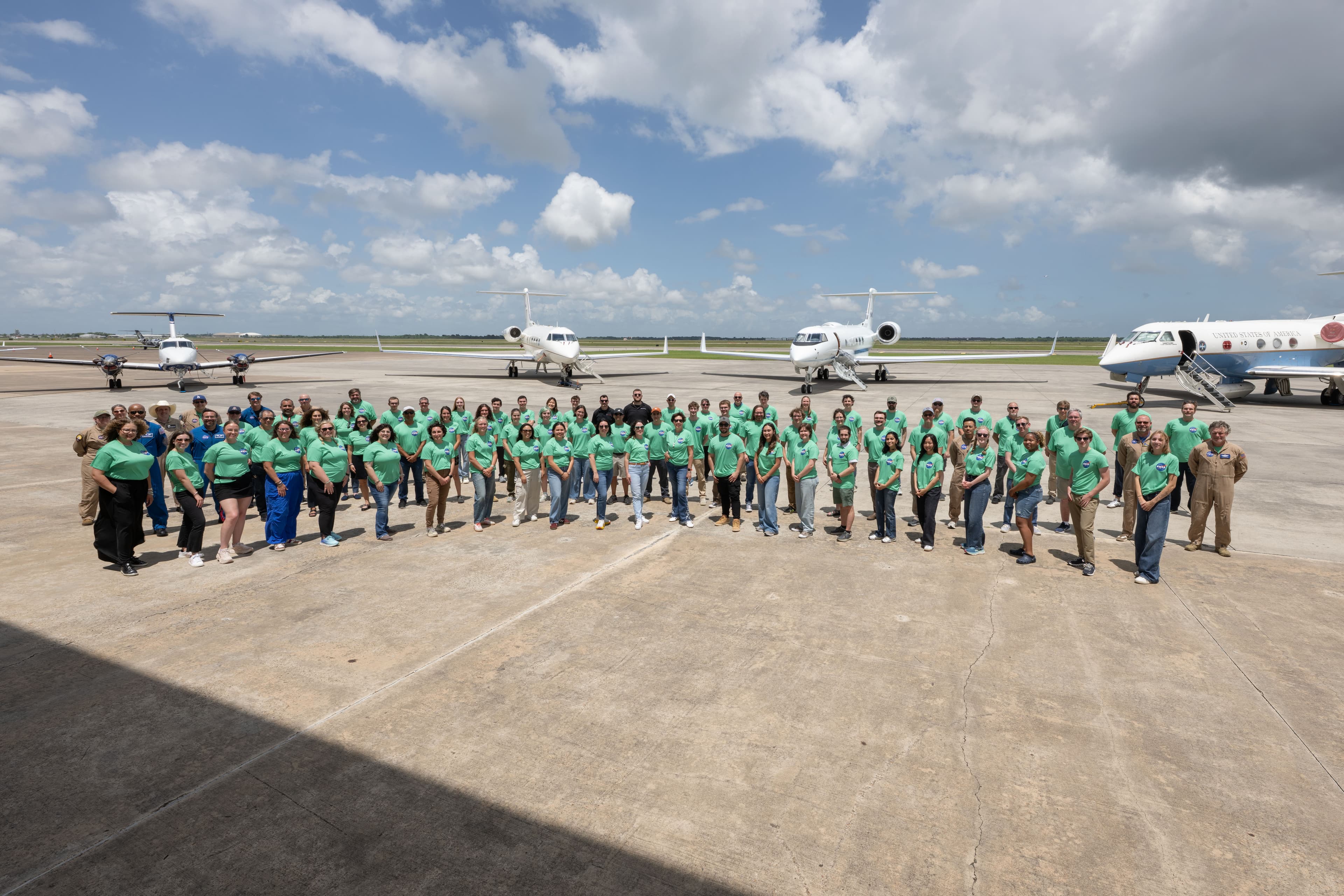 NASA Öğrencileri Ellington Field'da Atmosfer Biliminin Havadan Görünümünü Aldı