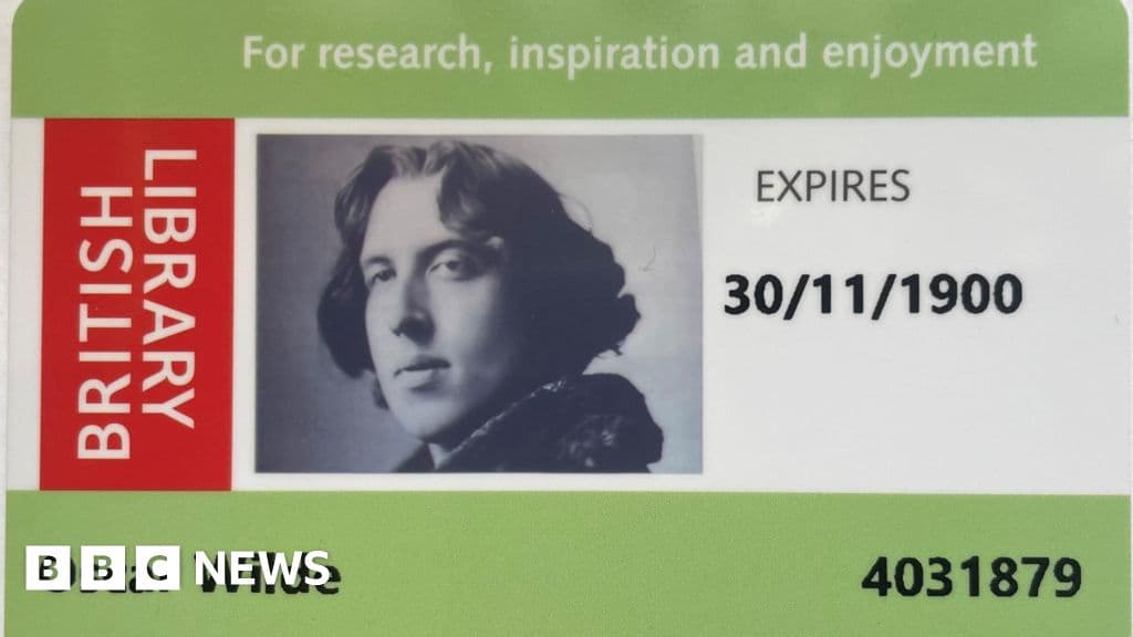 Oscar Wilde'ın Britanya Kütüphanesi'ndeki kartı eşcinsel mahkumiyeti nedeniyle iptal edildikten 130 yıl sonra yeniden basıldı