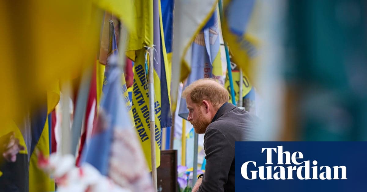 Prens Harry, Kiev'e sürpriz ziyarette Ukrayna Savaşı'na çığlık atıyor | Ukrayna