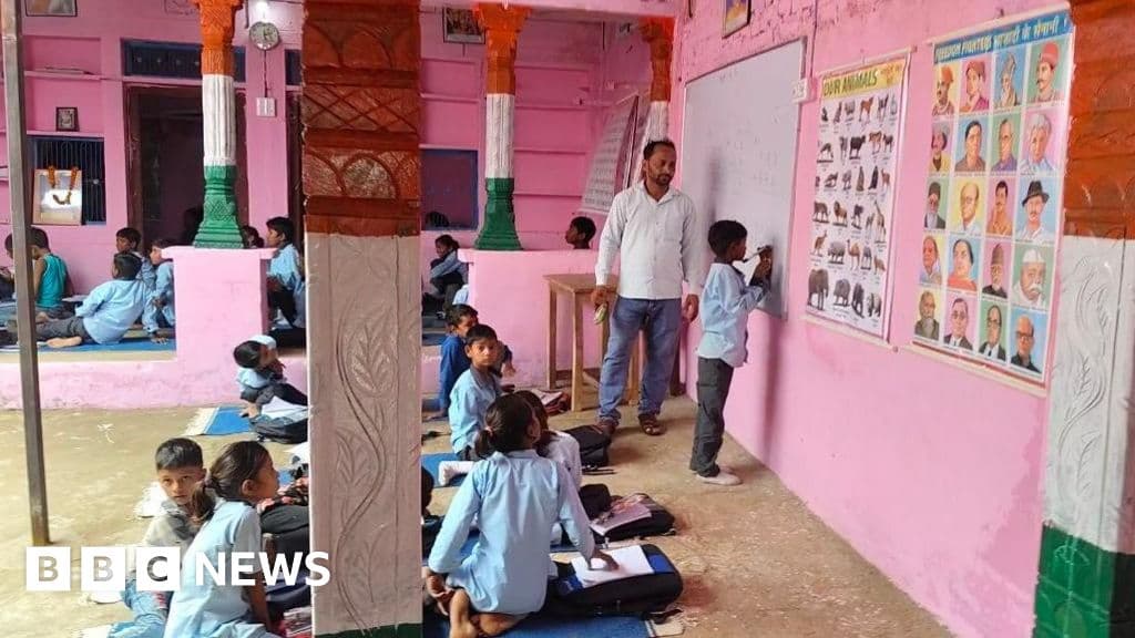 Rajasthan Farmer evden vazgeçiyor, böylece çocuklar orada çalışabilir