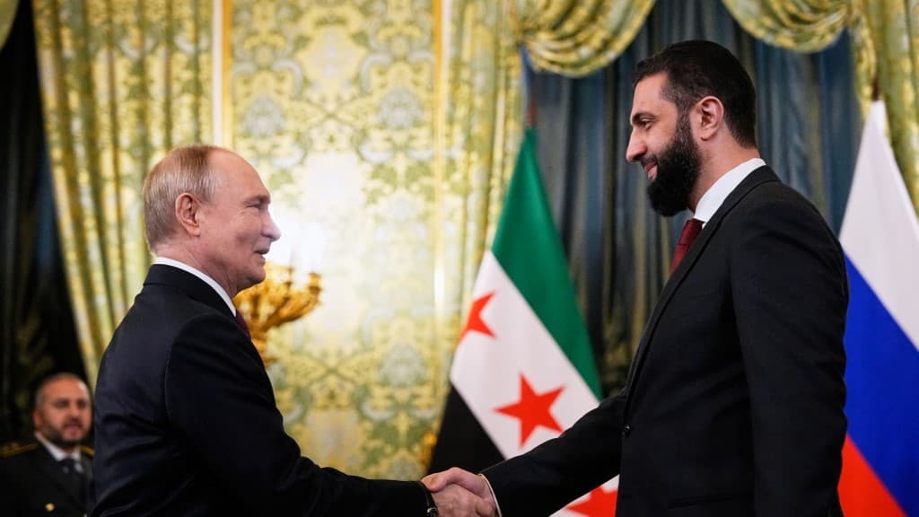 Syrian president promises to 'redefine' relations with Russia in historic meeting with Putin