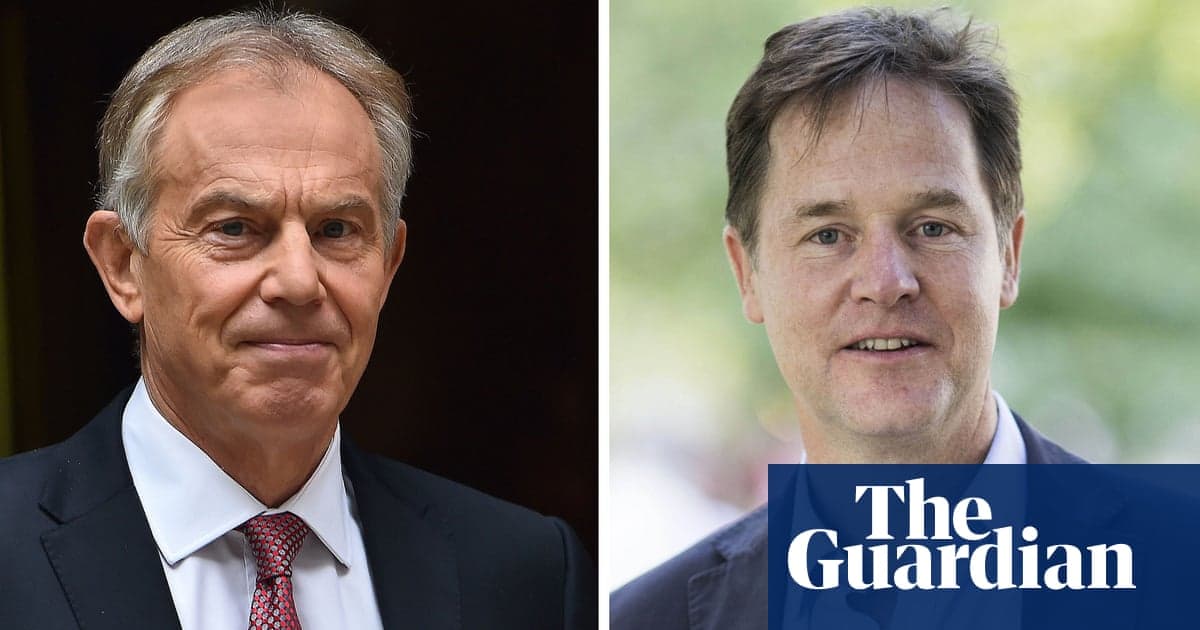 Tony Blair ve Nick Clegg, teknoloji patronlarının Birleşik Krallık bakanına erişimini sağlayan bir akşam yemeği düzenledi | Tony Blair