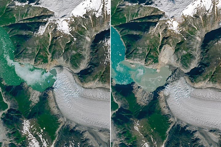 Tracy Arm'ın Tsunami Sonrası Manzarası - NASA Bilimi