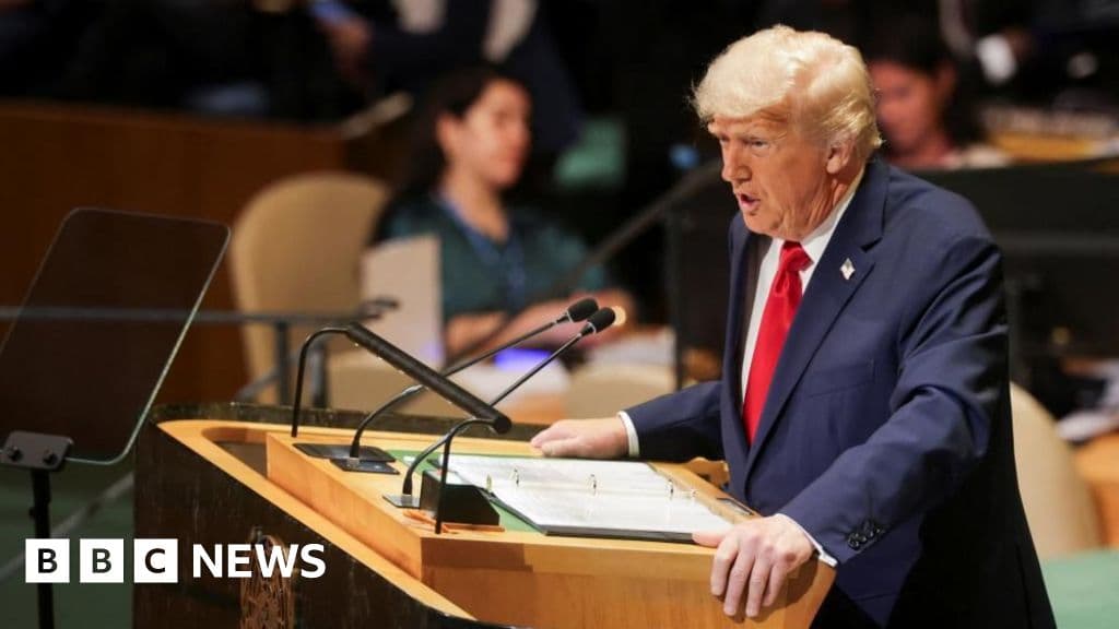 Trump, BM konuşmasında ülkelerin göç ve iklim politikalarını eleştiriyor