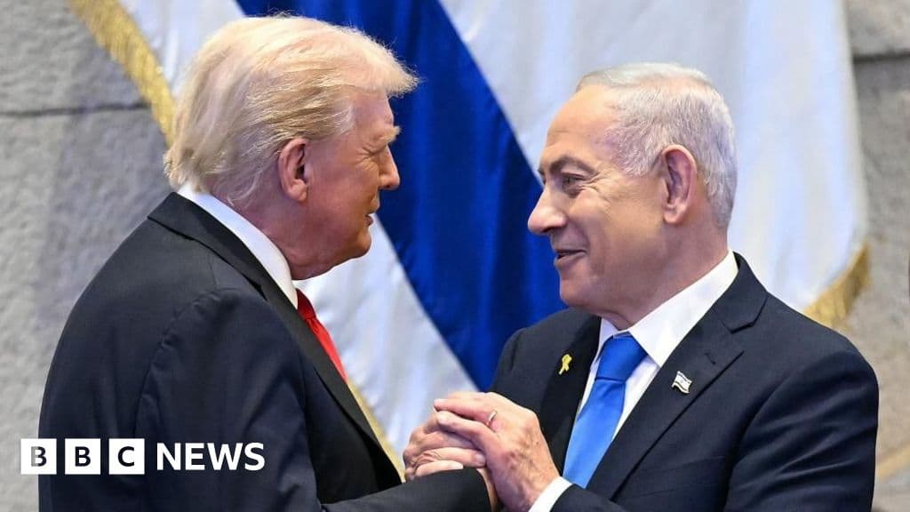 Trump İsrail parlamentosuna hitaben "yeni bir Orta Doğu'nun şafağı" çığırtkanlığı yaptı