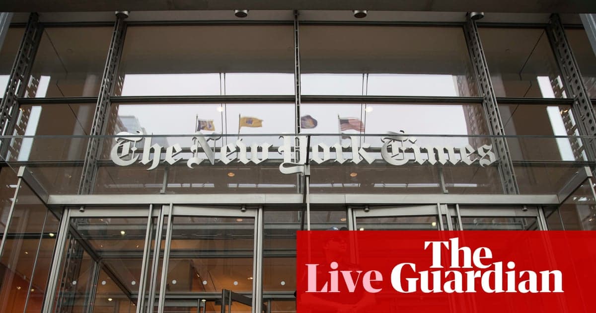 Trump, NYT'yi iftira eylemini duyururken Demokrat Parti için 'ağızlık' olmakla suçluyor - ABD Siyaseti Live | New York Times