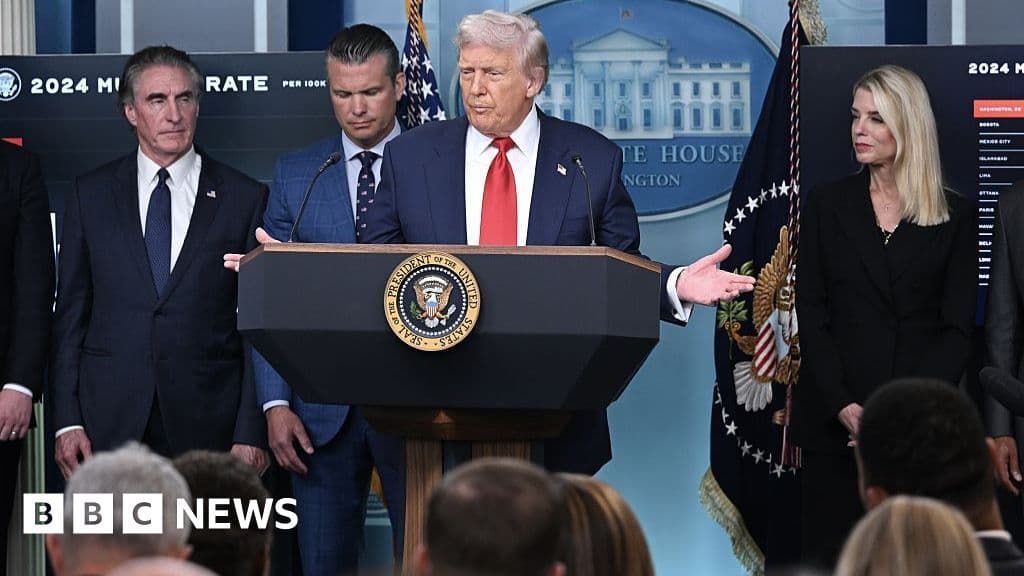 Trump, Ulusal Muhafızları Washington DC'ye konuşlandırıyor ve suçlama sözü veriyor