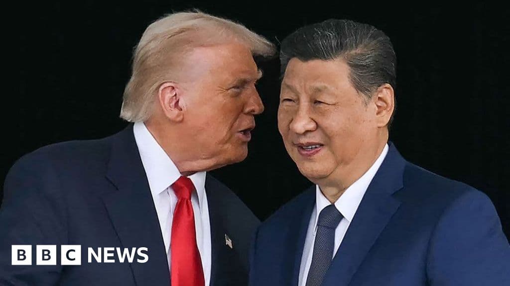 Trump ve Xi'nin görüşmesi 73 saniyede
