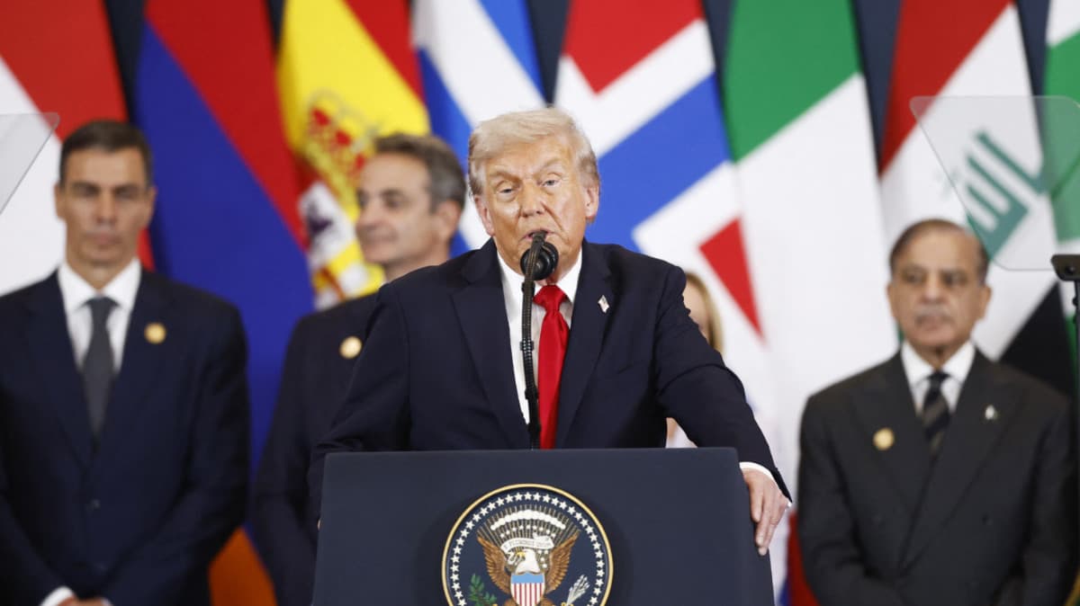 Trump's Gaza victory lap: A Nobel prize, lots of money and 'a beautiful woman'