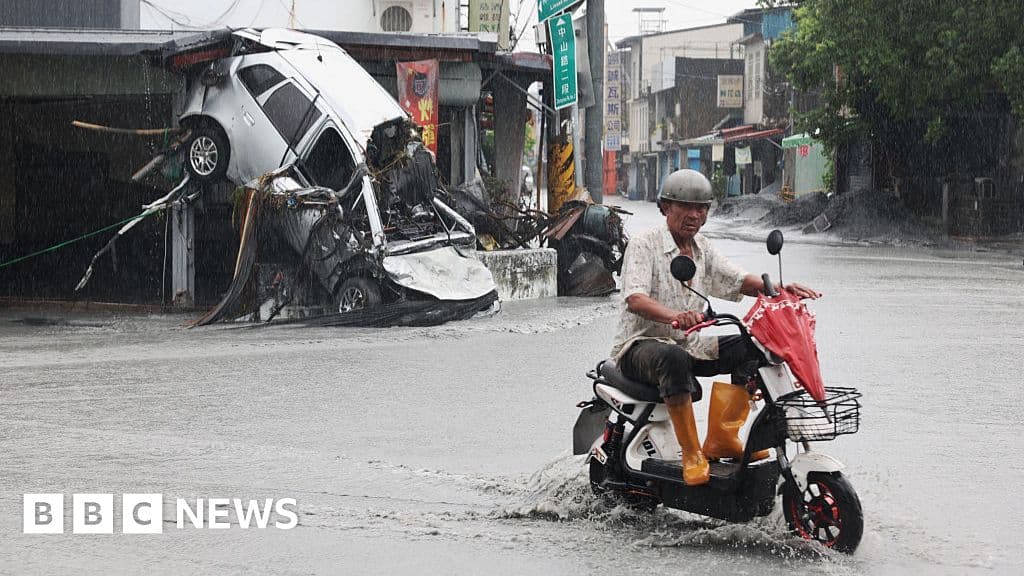 Typhoon Ragasa, Tayvan'da 17 Öldürülmesinden Sonra Çin'de karaya düşüyor