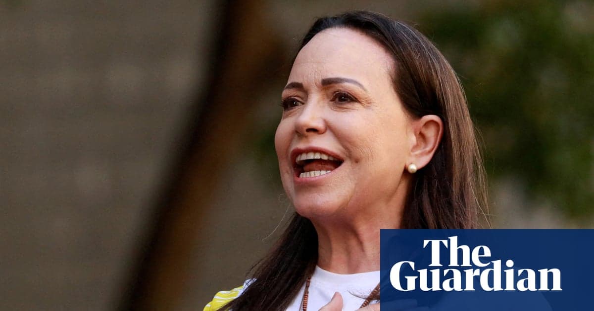 Venezuelalı siyasetçi María Corina Machado Nobel barış ödülünü kazandı | Nobel barış ödülü