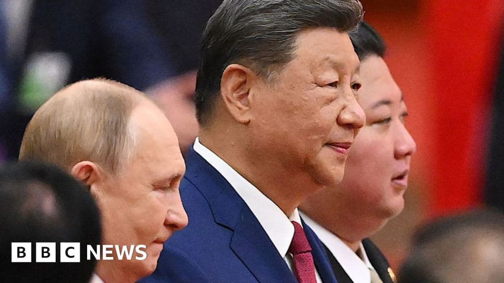 Xi, Putin ve Kim, yeni silahların ortaya çıktığı United Cephesi'ni gösteriyor