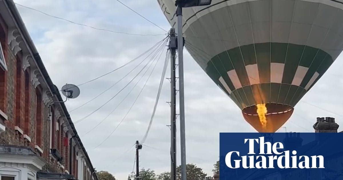 'Yakın mükemmel iniş': Bedford Caddesi'ne yönlendirilmiş sıcak hava balonu | Bedfordshire